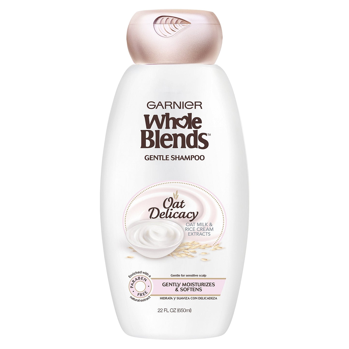 Garnier Whole Blends Gentle Shampoo Oat Delicacy for Sensitive Scalp – 22 fl oz