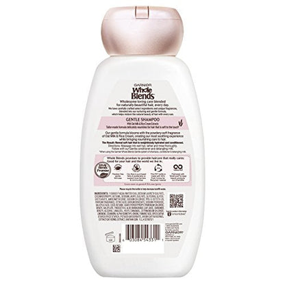 Garnier Whole Blends Gentle Shampoo Oat Delicacy for Sensitive Scalp – Weightless Hydration
