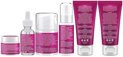 GEBEATY 6-Piece Skin Care Set for Teens & Women | Pore-Minimizing Glow