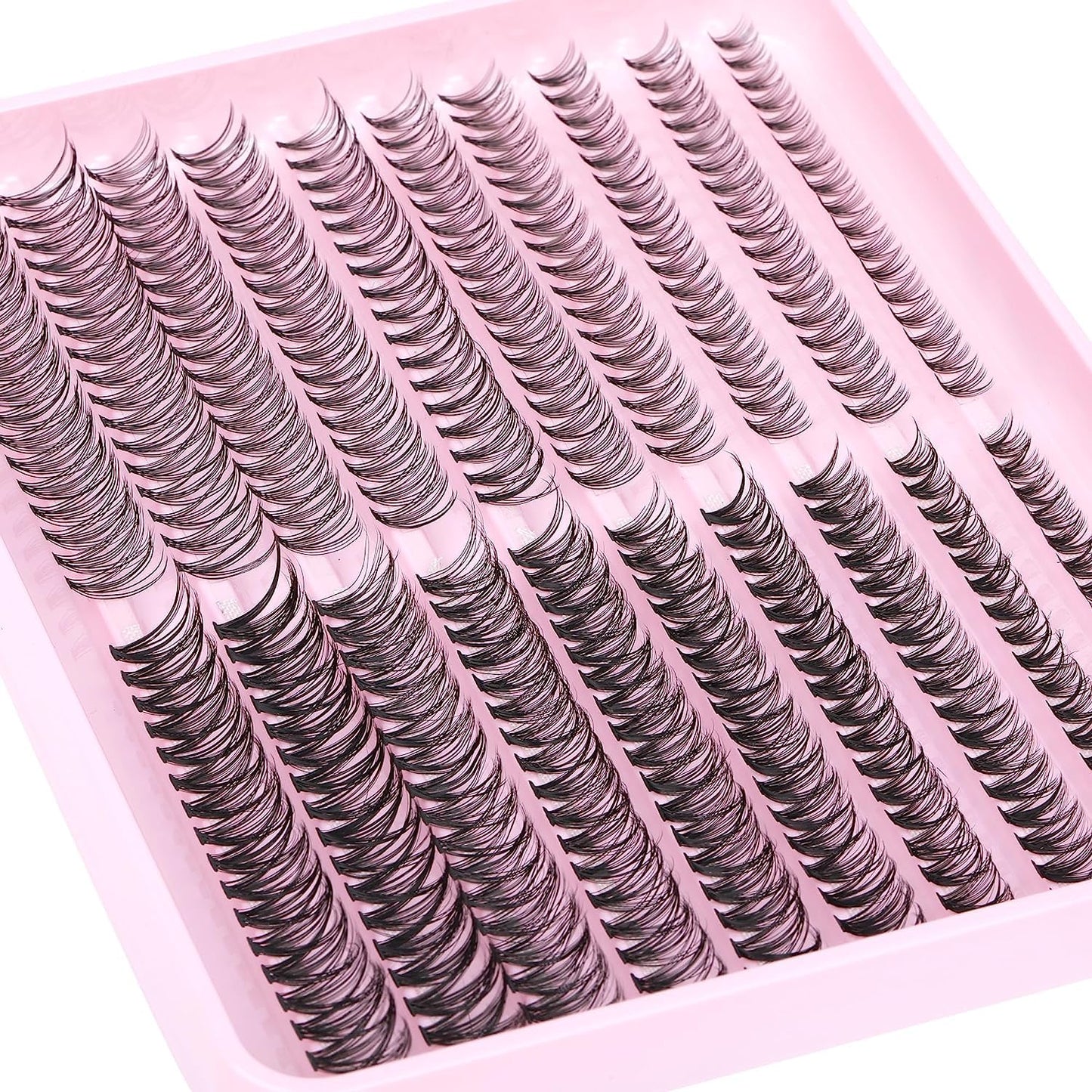 Geeneiya 20D+40D Lash Extension Kit – Wispy Lash Clusters with Waterproof Bond & Seal