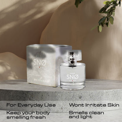 Geir Ness NORSK SNØ Eau de Parfum – Unisex Fresh Herbs Fragrance (50 ml)