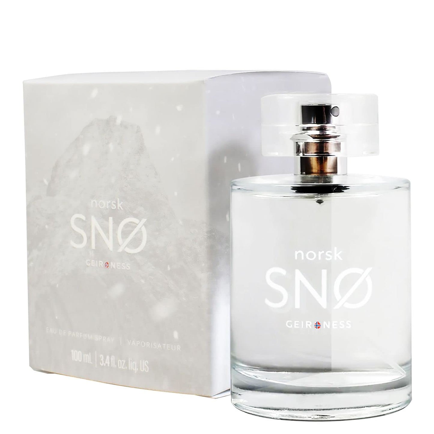 Geir Ness Norsk Snø Eau de Parfum – Unisex Natural Fragrance, Fresh Herbal Notes (100 ml)