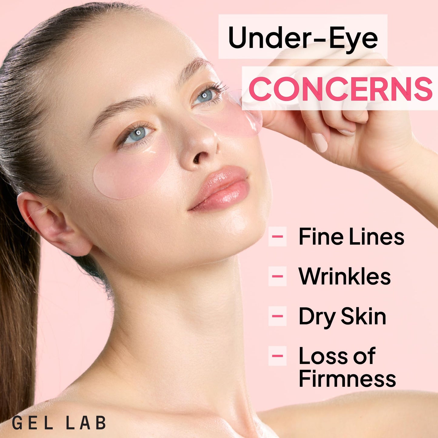 Gel Lab Renew Retinol & Collagen Under Eye Patches – Hydrating Korean Skincare