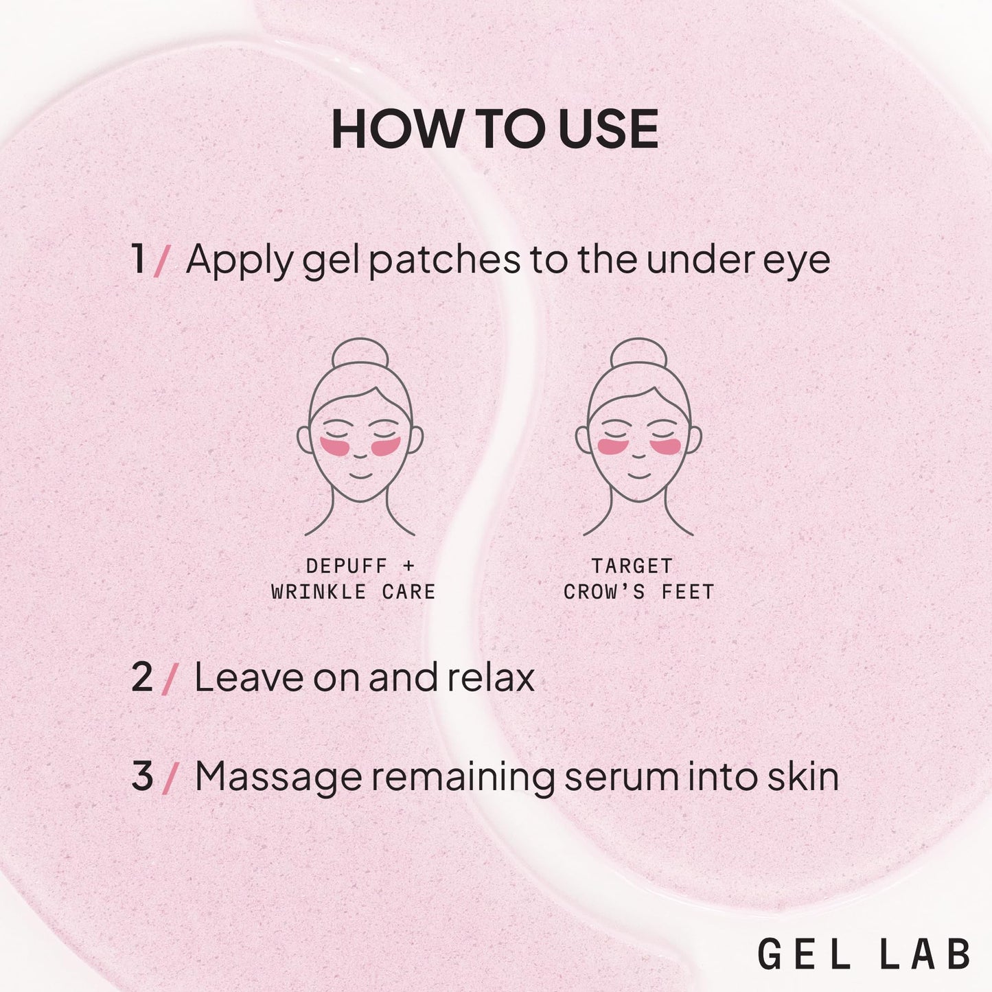 Gel Lab Renew Retinol & Collagen Under Eye Patches – Hydrating Korean Skincare