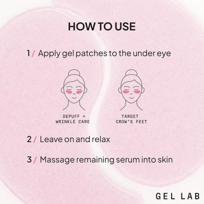 Gel Lab Renew Retinol & Collagen Under Eye Patches – Hydrating Korean Skincare