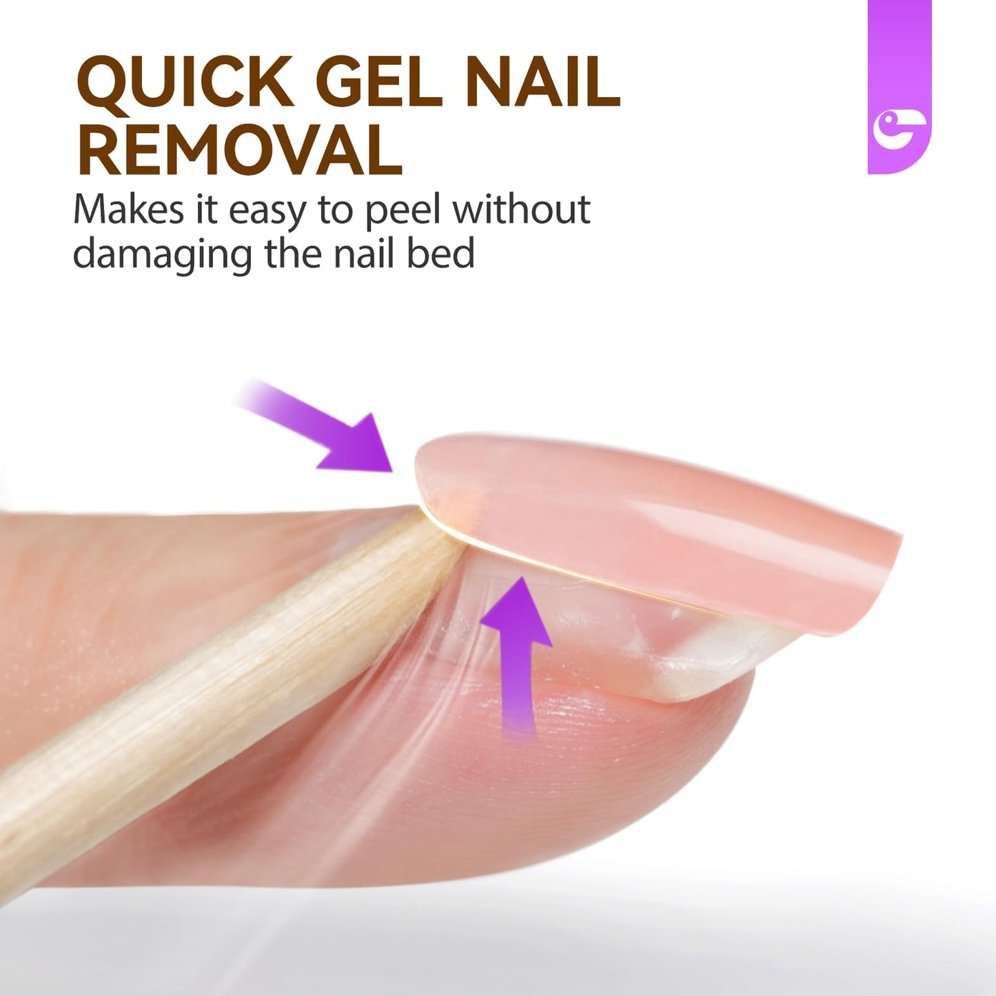 Gelike ec Press On Nail Glue Remover No Acetone – Gentle, Nourishing Formula 15ml