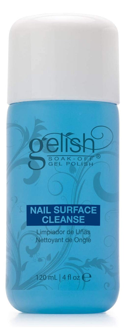 NEW Gelish Soak Off Gel Nail Polish Remover & Cleanser Bottles 120 mL (4 fl oz)