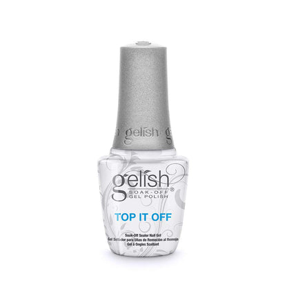 Gelish Top It Off Sealer Gel Top Coat – High-Gloss, Durable Shine (0.5 oz)