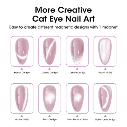 GELLEN Double-Ended Cat Eye Magnet Stick for Nail Art – Home & Salon Quality