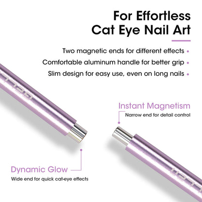 GELLEN Double-Ended Cat Eye Magnet Stick for Nail Art – Home & Salon Quality