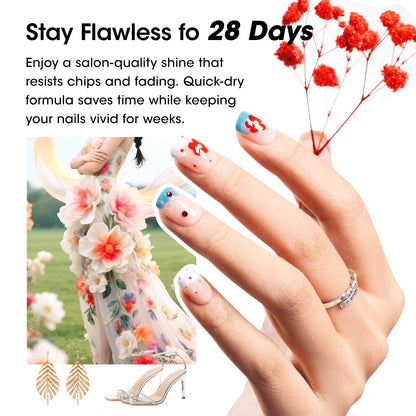 GELLEN 24-Piece Gel Polish Set – 20 Colors, Base Coat, Glossy & Matte Top Coats, Cat-Eye Magnetic Finish (3-Free)