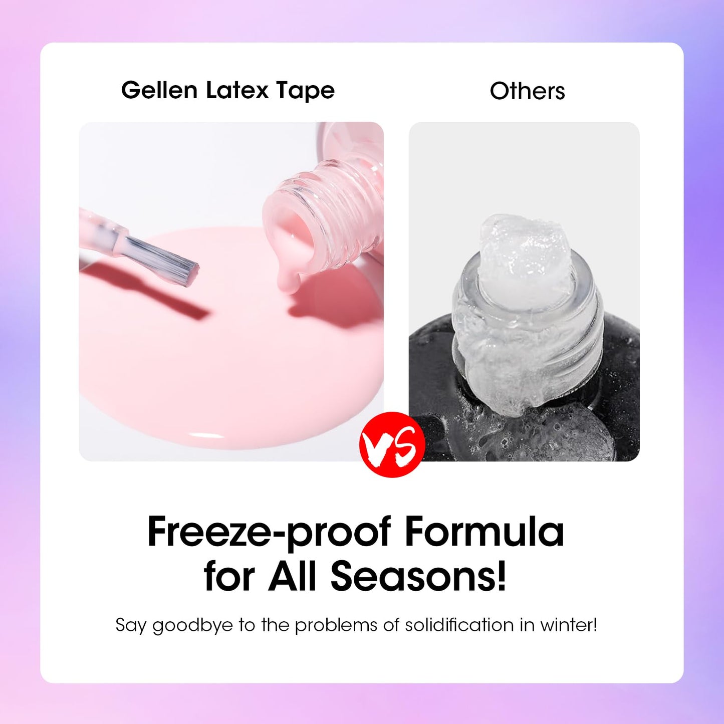 GELLEN Gel Nail Polish Remover Kit – 2-Pack Quick Gel Removal in 3-5 Minutes (No Foil Needed)