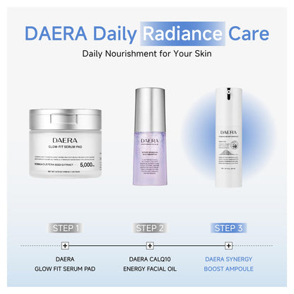 DAERA Synergy Boost Ampoule – Korean Brightening & Hydrating Serum, Dark Spot Correcting & Anti-Aging (30ml)