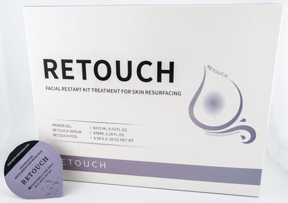 Generic Retouch Pods – Oxygen Facial CO2 Therapy at Home (6 Pods, Primer Gel & Serum)