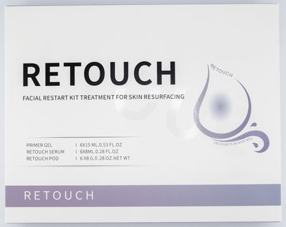 Generic Retouch Pods – Oxygen Facial CO2 Therapy at Home (6 Pods, Primer Gel & Serum)