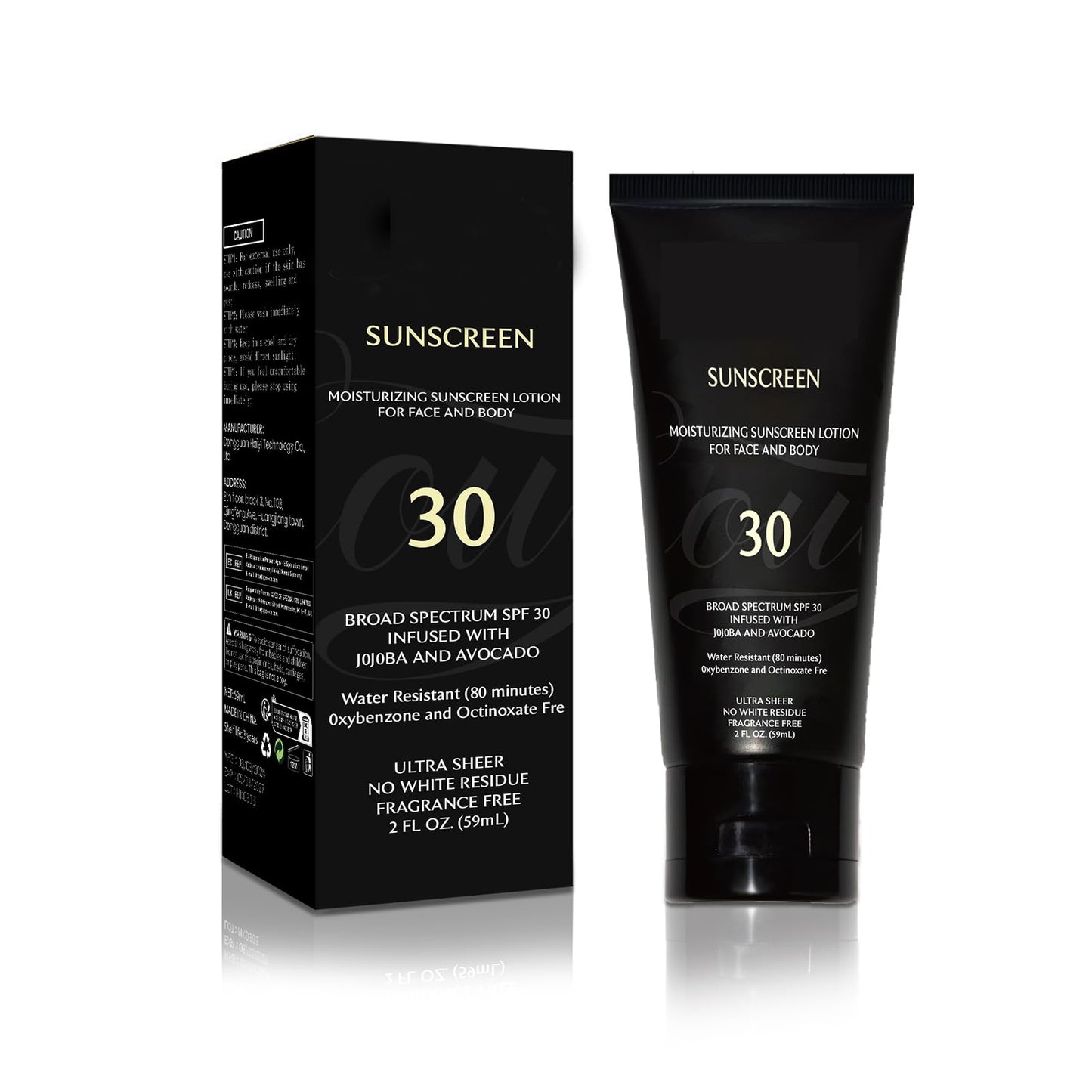Melanin-Rich Skin SPF 30 Sunscreen | Face & Body Moisturizing Lotion (2 oz) | No White Residue