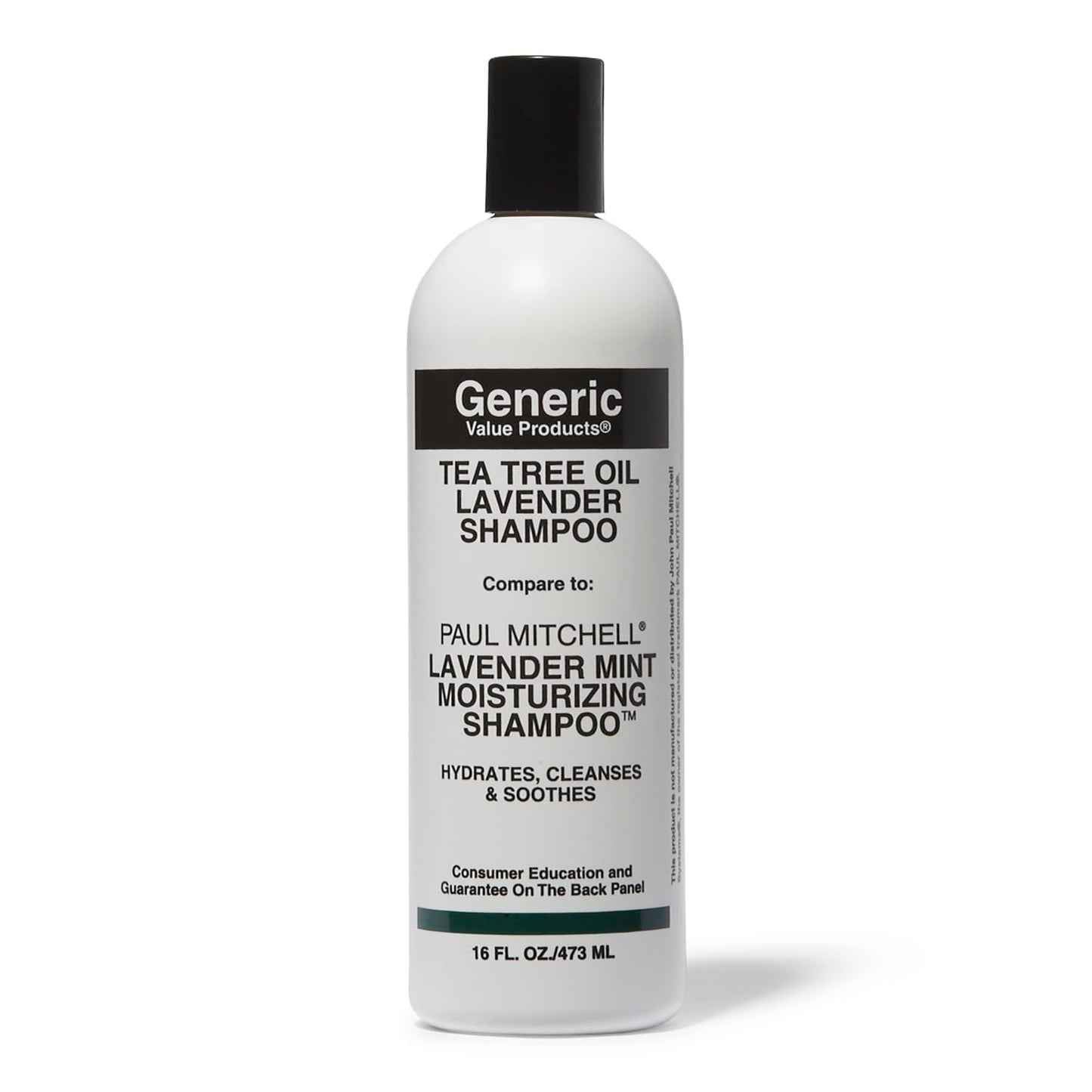 Generic Value Tea Tree Shampoo with Lavender – 16 oz, Soothes Scalp & Rich Lather