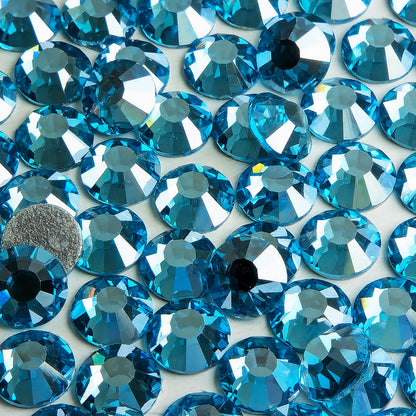Genie Crystal SS20 Ice Aquamarine Flatback Rhinestones – 1440pcs, White-Film Coated, Non-Hotfix