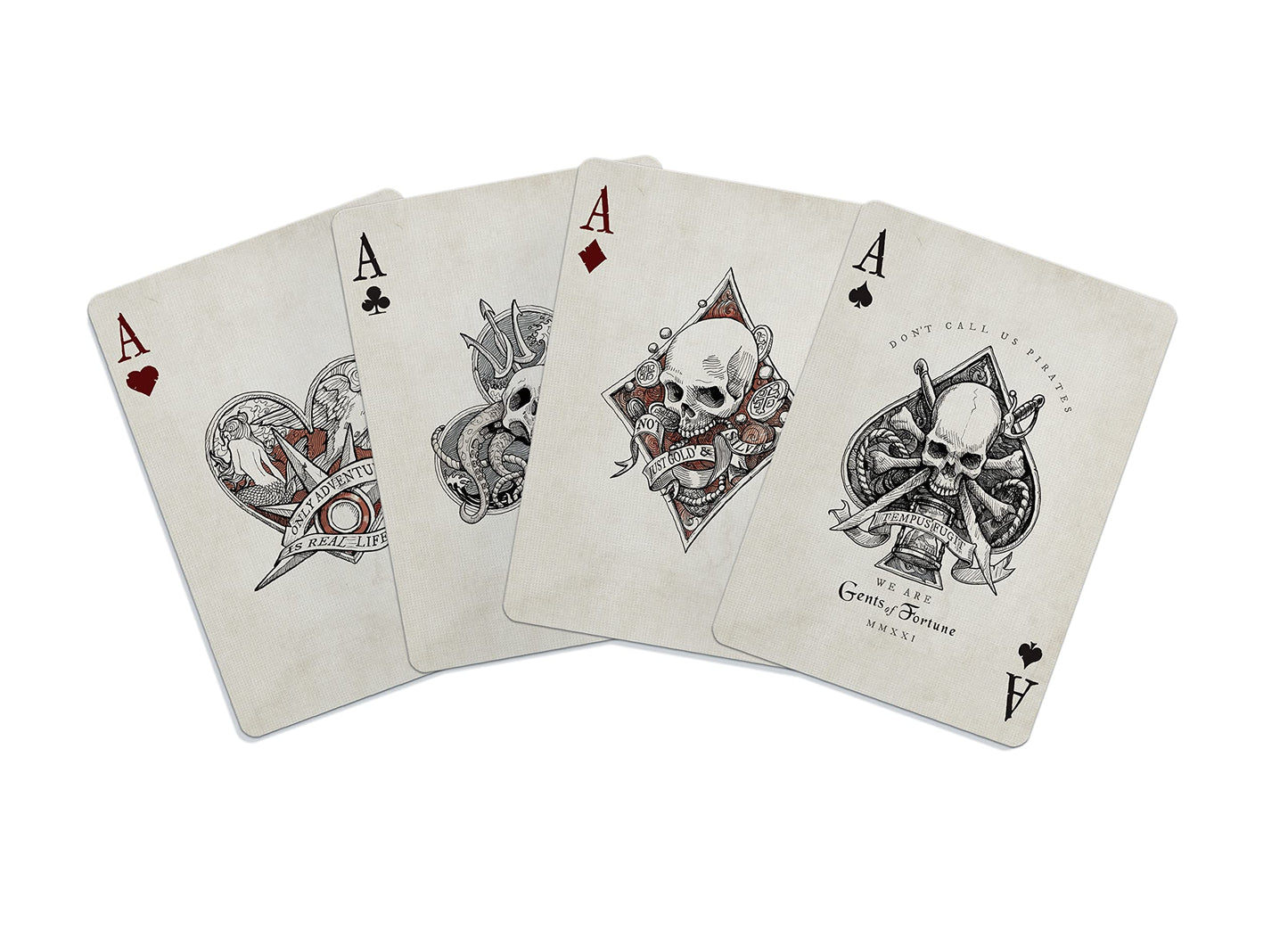 Gents of Fortune Playing Cards – Custom Pirate Deck by Gent Supply Co.