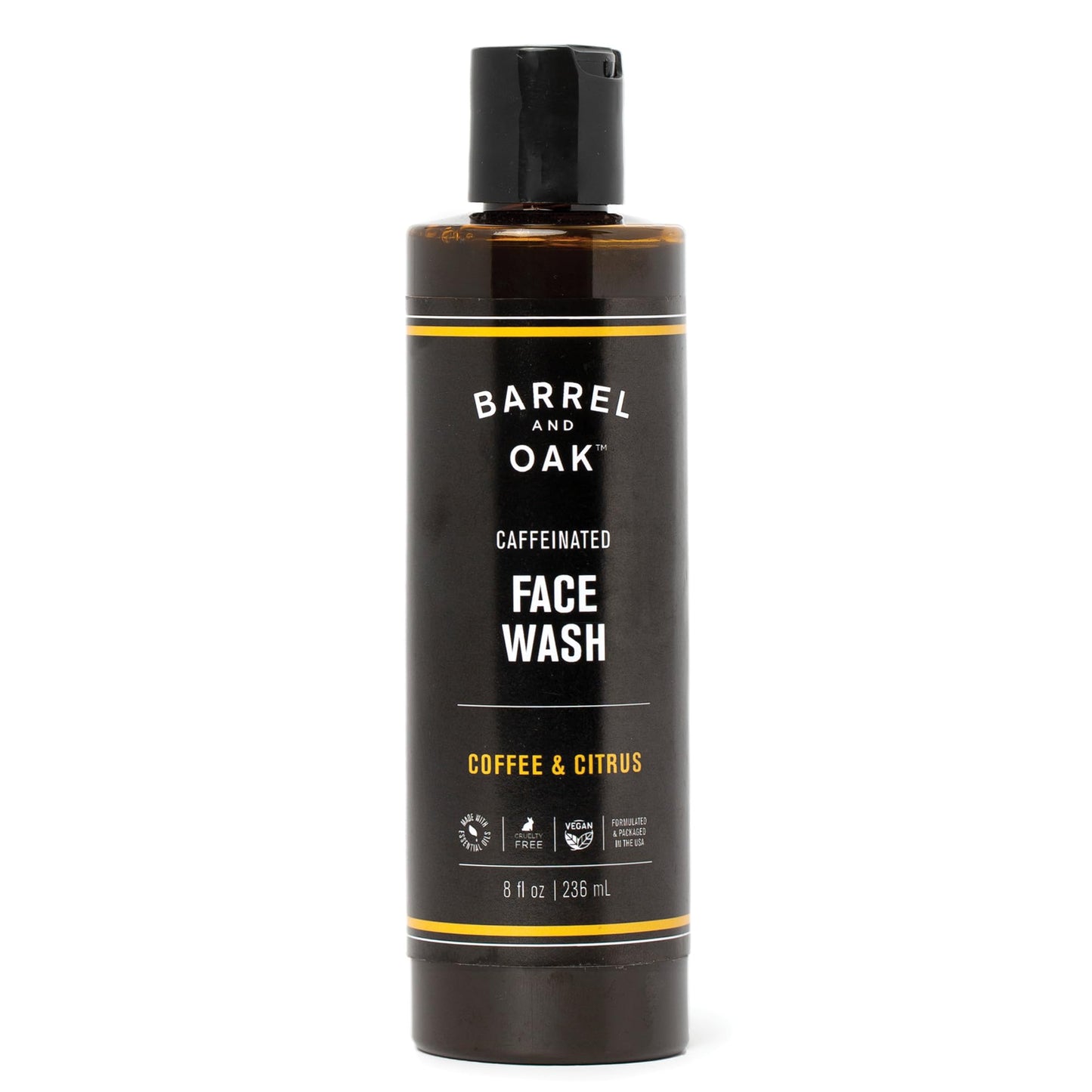 Barrel & Oak Caffeinated Coffee & Citrus Face Wash – Gentlemen's Hardware, 8 oz
