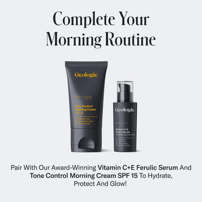 Geologie Moisturizing Face Cream with SPF 15 — Daily Hydration with Hyaluronic Acid & Niacinamide