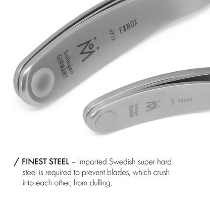 GERMANIKURE Nail Clippers & Sapphire File Set | Ethically Made in Solingen, Germany