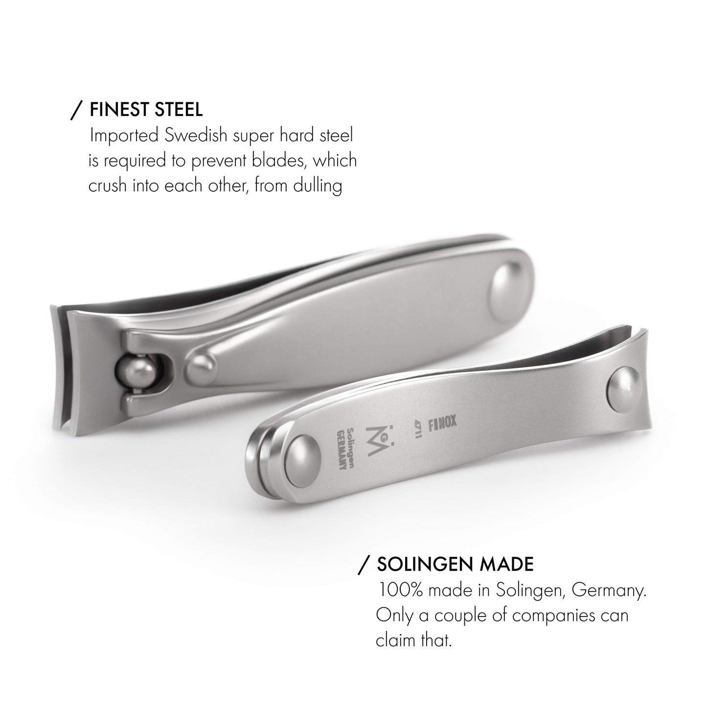 GERMANIKURE 4pc Manicure Set – Handmade in Solingen, Germany | FINOX High Carbon Stainless Steel