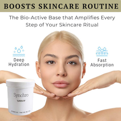 Gernetic Synchro Cream Regulating Face Care – All Skin Types, 500ml Salon Size