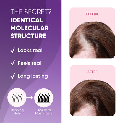 GBG Hair Fibers Auburn 25g | Instant Coverage for Thinning Hair – Get Back Gorgeous