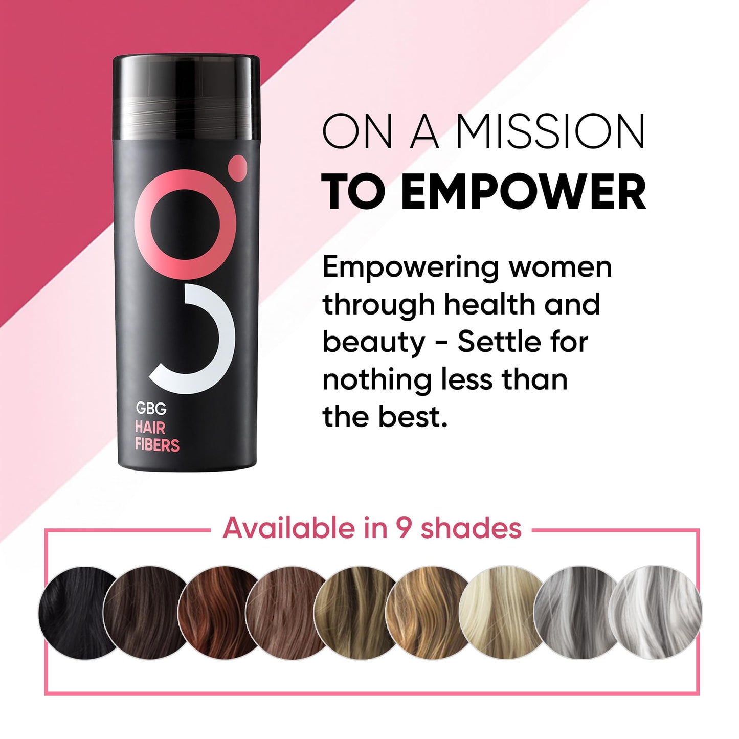 GBG Hair Fibers Auburn 25g | Instant Coverage for Thinning Hair – Get Back Gorgeous