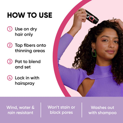 GBG Hair Fibers Auburn 25g | Instant Coverage for Thinning Hair – Get Back Gorgeous