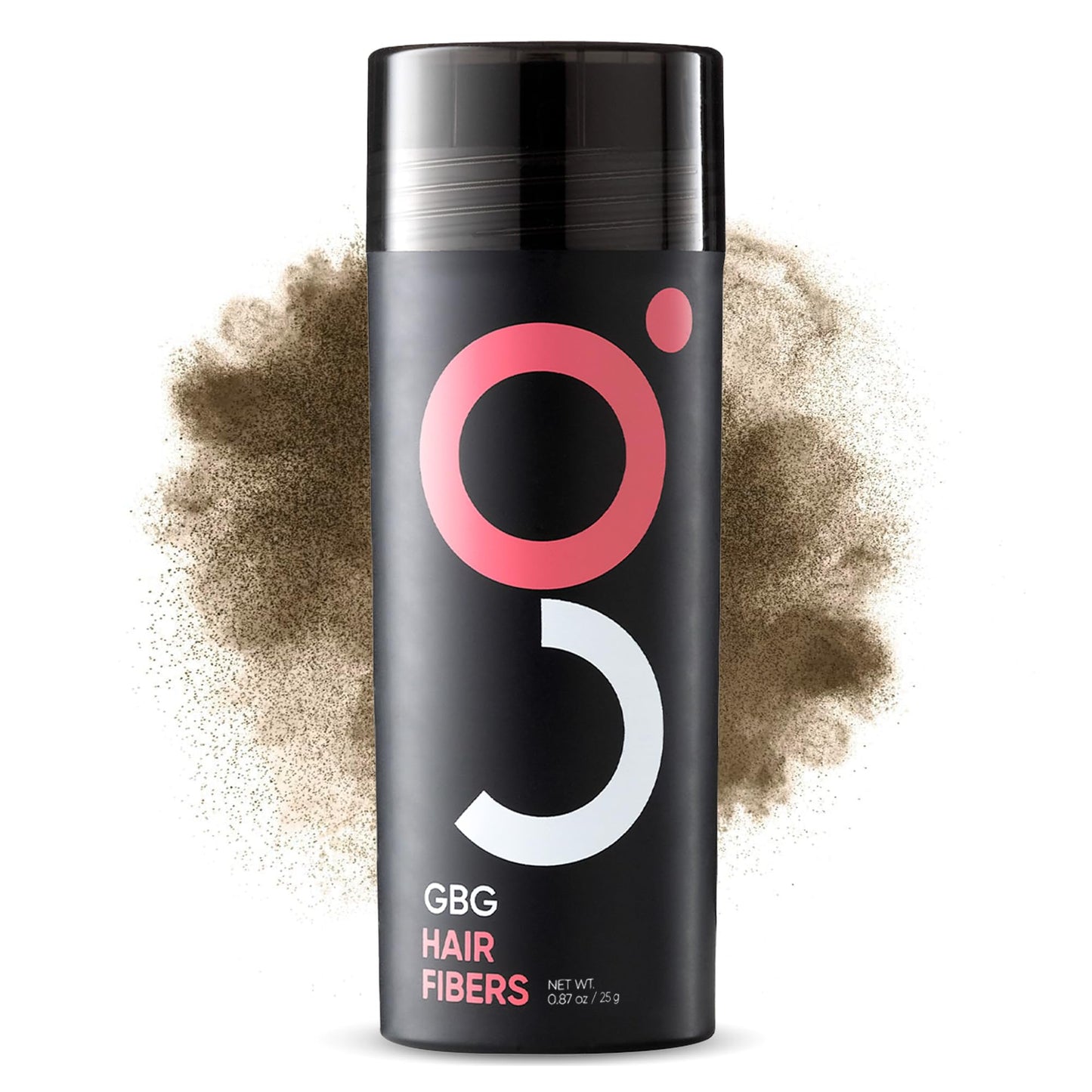 Get Back Gorgeous GBG Hair Fibers - Light Brown, 25g Bottle - Instant Coverage for Thinning Hair & Bald Spots - Cruelty Free