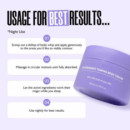 Get Dream Overnight Toning Whip — Nightly Body Firming Cream for All Skin Types