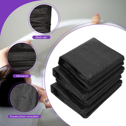 Geyoga 20 Pcs Disposable Spa Wraps – Adjustable Non-Woven Bath Robes for Salon & Beauty
