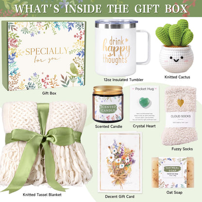 GiftSketch Get Well Soon Care Package for Women - Thoughtful Spa Gift Box