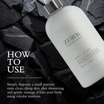 Gilchrist & Soames Zero% Unisex Body Lotion – 15.5oz | Light, Nourishing, Paraben-Free & Phthalate-Free