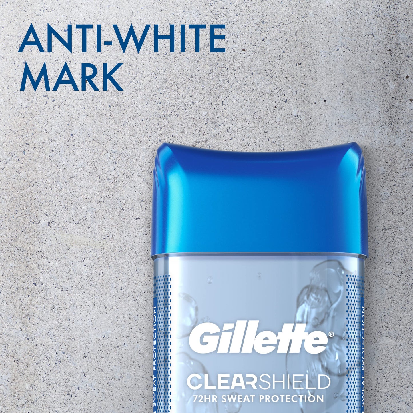 Gillette Advanced Clear Gel Antiperspirant Cool Wave – 5 Pack (3.8 oz each, 19 oz total)