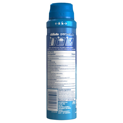 Gillette Dry Spray Antiperspirant & Deodorant for Men – Arctic Ice, 24/7 Sweat & Odor Protection (Pack of 3, 4.3 oz each)