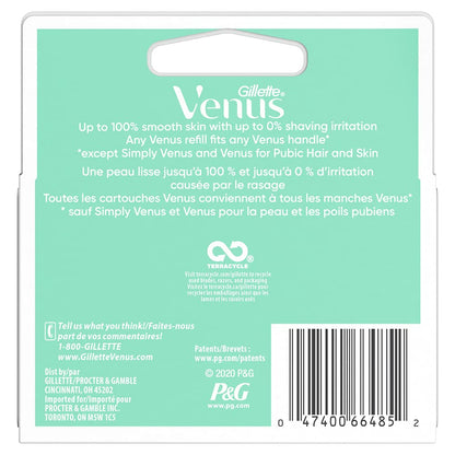 Gillette Venus Smooth Sensitive Cartridges – 4 Count | Gentle Shave Replacement