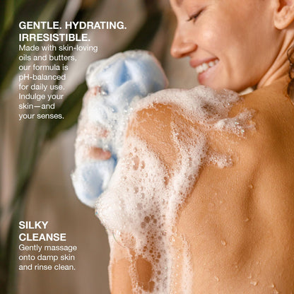 Ginger Lily Farms Botanicals Shea Indulgence Deep Hydration Body Wash – Fragrance-Free, 100% Vegan & Cruelty-Free, 1 Gallon Refill