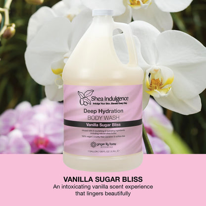 Ginger Lily Farms Botanicals Shea Indulgence Deep Hydration Body Wash – 1 Gallon Refill