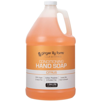 Ginger Lily Farms Club Conditioning Hand Soap Refill – 1 Gallon, Vegan & Cruelty-Free, Citrus