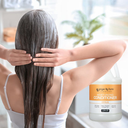 Ginger Lily Farms Club & Fitness Moisturizing Conditioner – 1 Gallon, Vegan, Cruelty-Free, Citrus