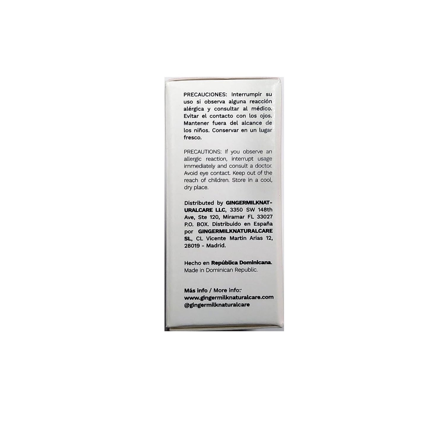 GINGER MILK Nutritive Hair Treatment Ampoule | BE GENEROUS | Pack of 3 x 0.5 fl oz