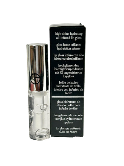 GIORGIO ARMANI Prisma Glass Clear Shine Lip Gloss #01 – 1 ml
