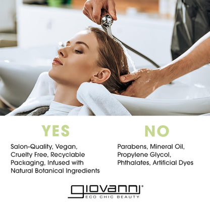 GIOVANNI Biotin & Collagen Hair Serum – Strengthen, Smooth & Style | Vegan & Cruelty-Free