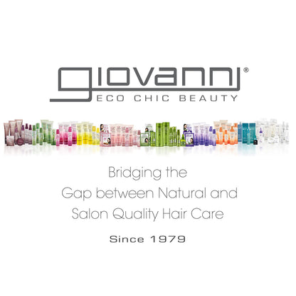 Giovanni Eco Chic Smooth as Silk Deep Moisture Shampoo – 8.5 oz | Hydrating, Silky-Soft Hair
