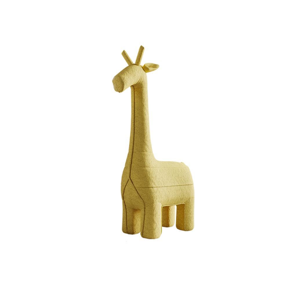 Giraffe Design Chair, Yellow Fabric, Kid Chair