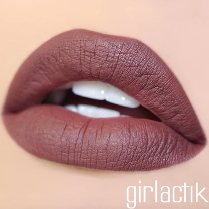 Girlactik Allure Long Lasting Matte Lip Paint – 7.5 ml | Smooth, Pigmented, Lightweight