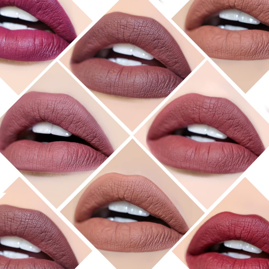 Girlactik Allure Long Lasting Matte Lip Paint – 7.5 ml | Smooth, Pigmented, Lightweight